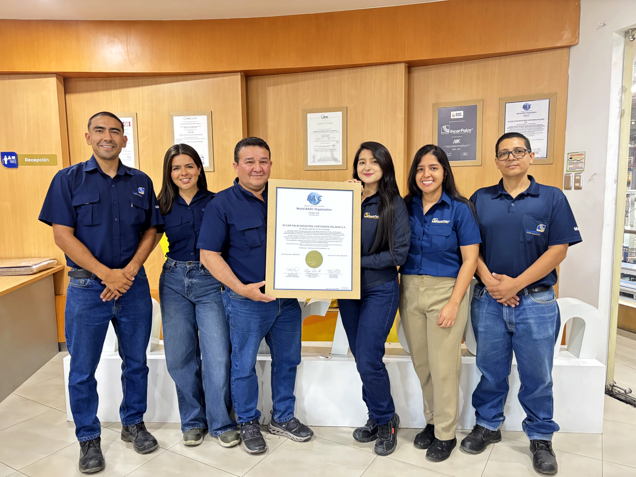 INCARPALM REAFIRMA SU LIDERAZGO CON LAS CERTIFICACIONES FSC® Y BASC